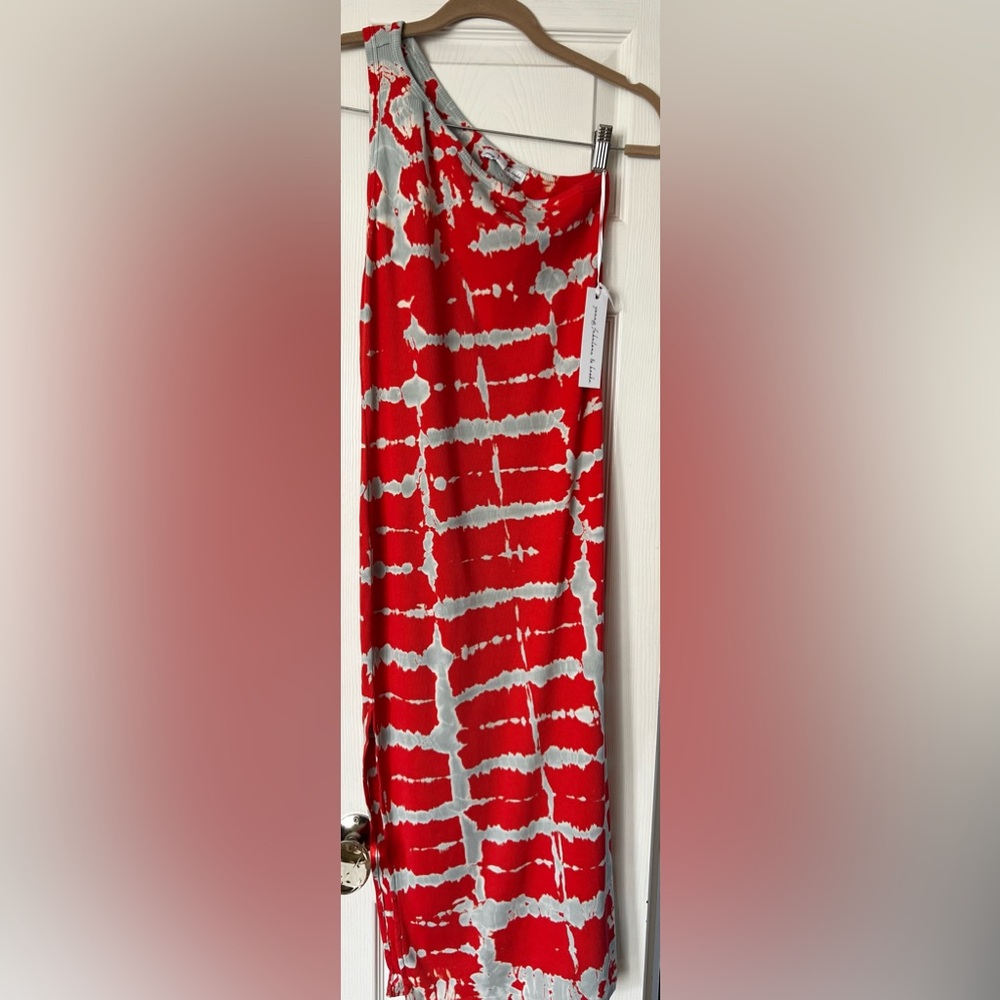 Young Fabulous and Broke Tie Dye One Shoulder Dress M